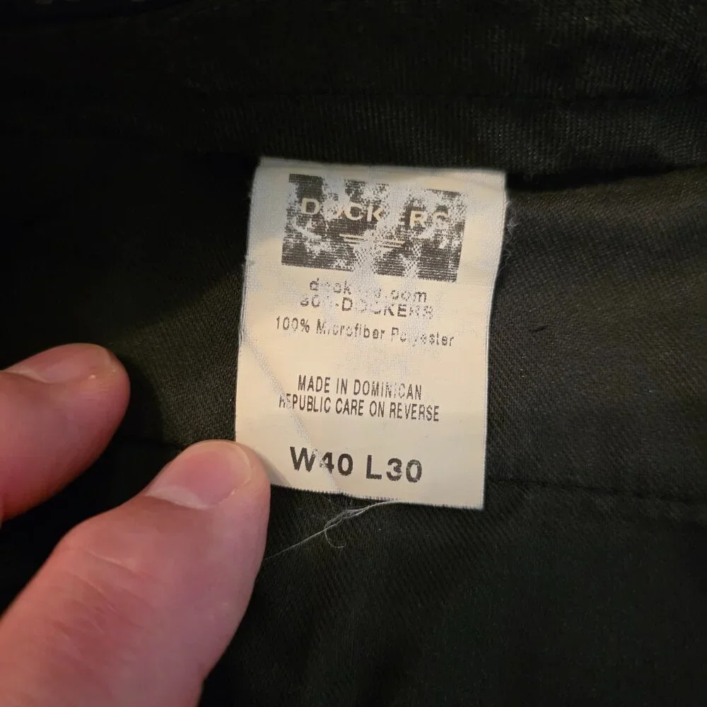 Dockers Microfiber Pleated Dress Pants, Men's Size 40